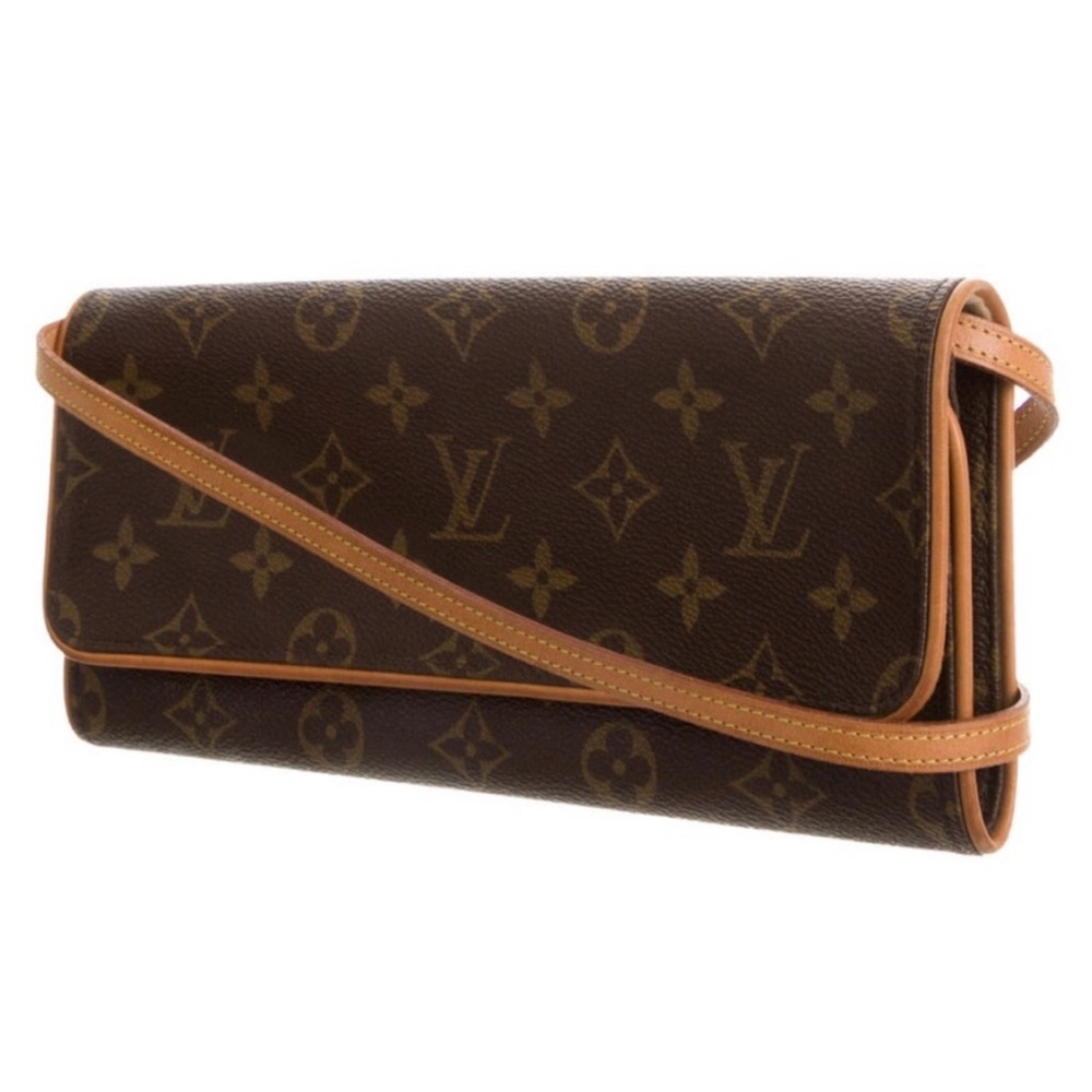 Louis Vuitton Monogram Pochette Twin PM Crossbody.